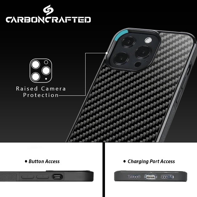 IPHONE REAL FORGED CARBON FIBER PHONE CASE | RED