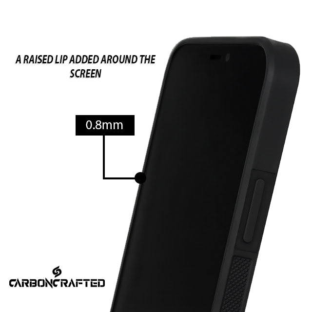 IPHONE REAL FORGED CARBON FIBER PHONE CASE | BLACK