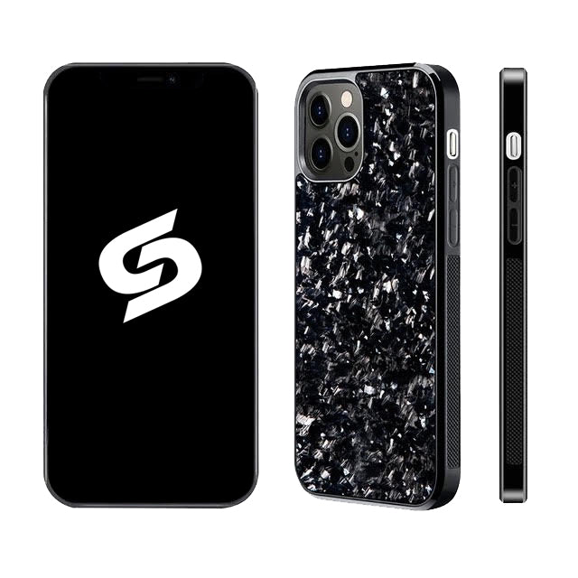 IPHONE REAL FORGED CARBON FIBER PHONE CASE | BLACK